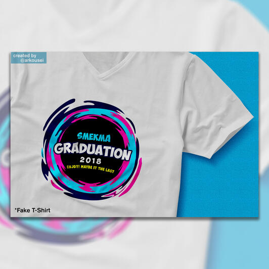 Logo Smekma Graduation 2018 - T-Shirt Display